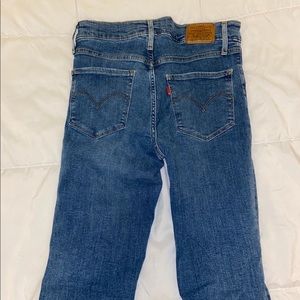 Levi’s High Rise Straight Leg Jeans